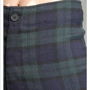 ⭐️Green & Blue Plaid Pants Brandy Melville⭐️